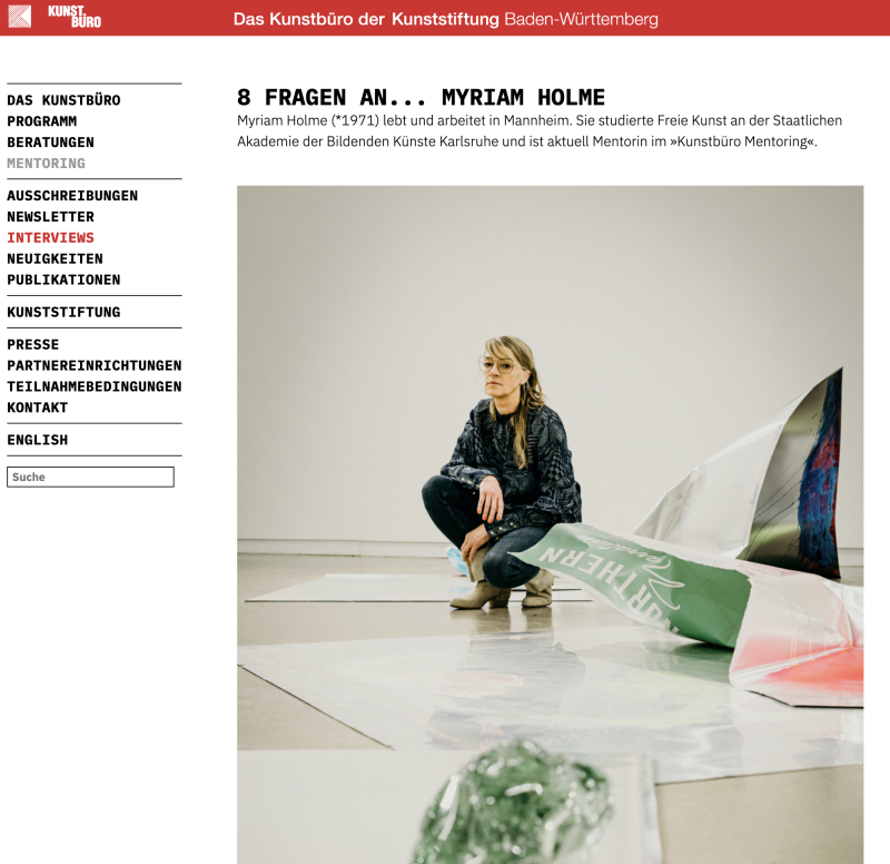 8 Antworten von Myriam Holme